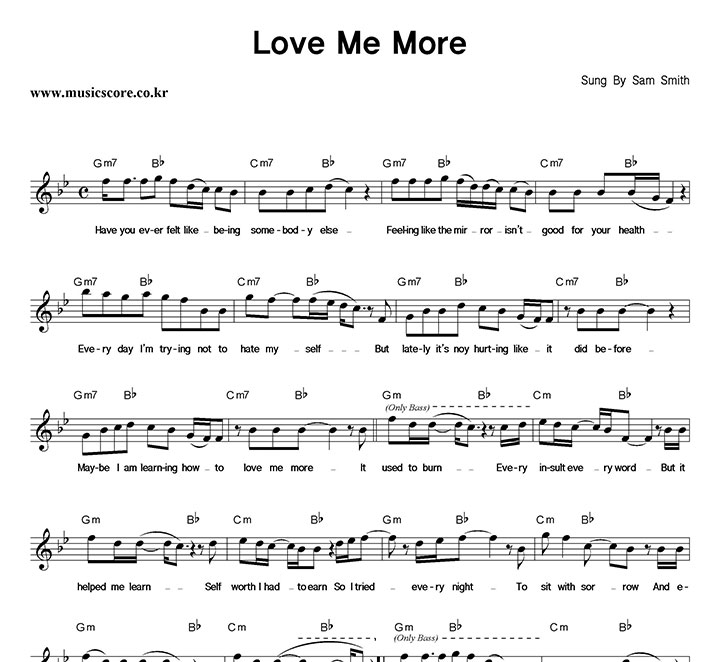 Sam Smith Love Me More Ǻ