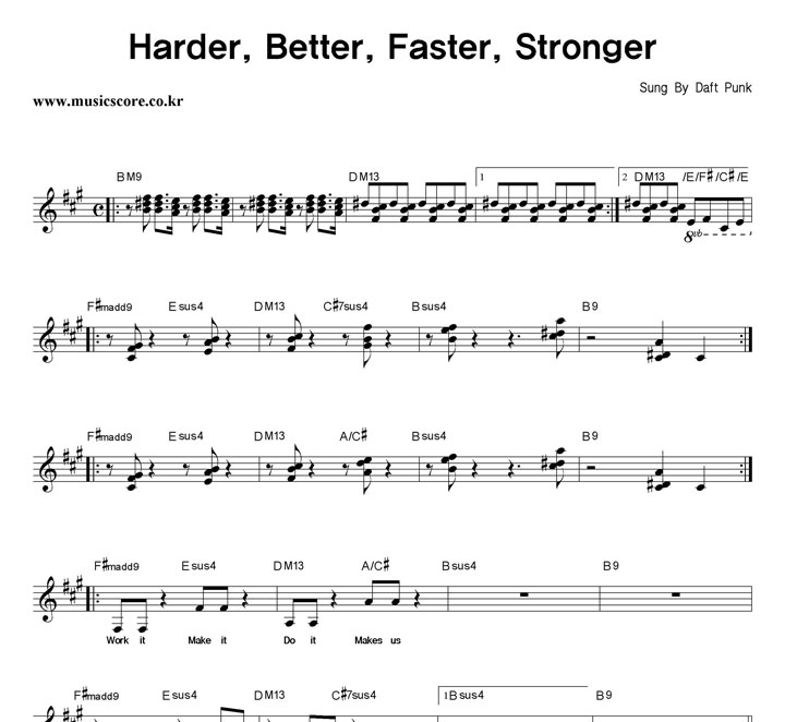 Daft Punk Harder,Better,Faster,Stronger Ǻ