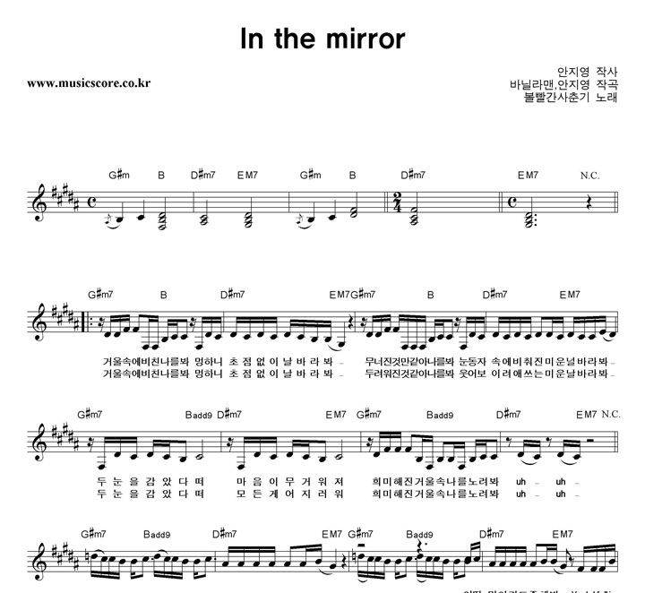  In The Mirror Ǻ