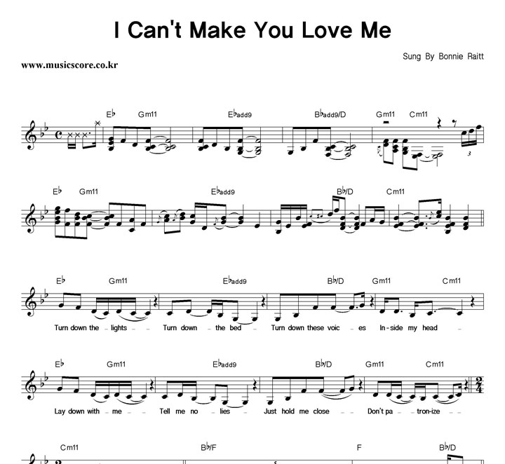 Bonnie Raitt I Can't Make You Love Me Ǻ