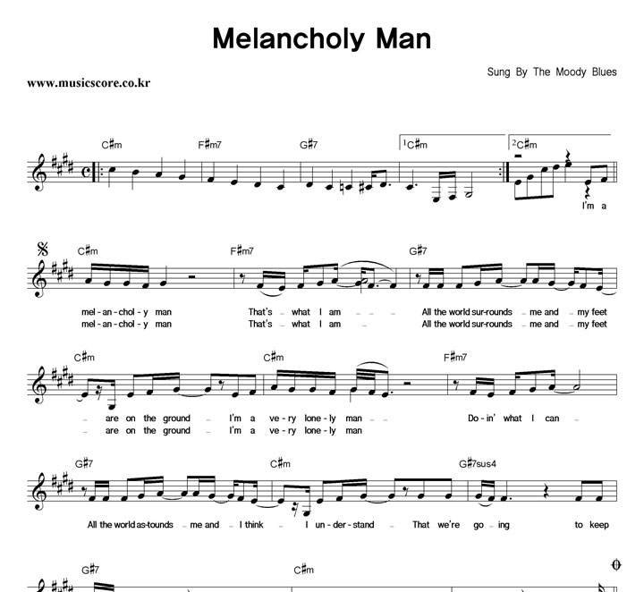 The Moody Blues Melancholy Man Ǻ