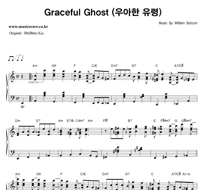 William Bolcom Graceful Ghost ( )  CŰ ǾƳ Ǻ
