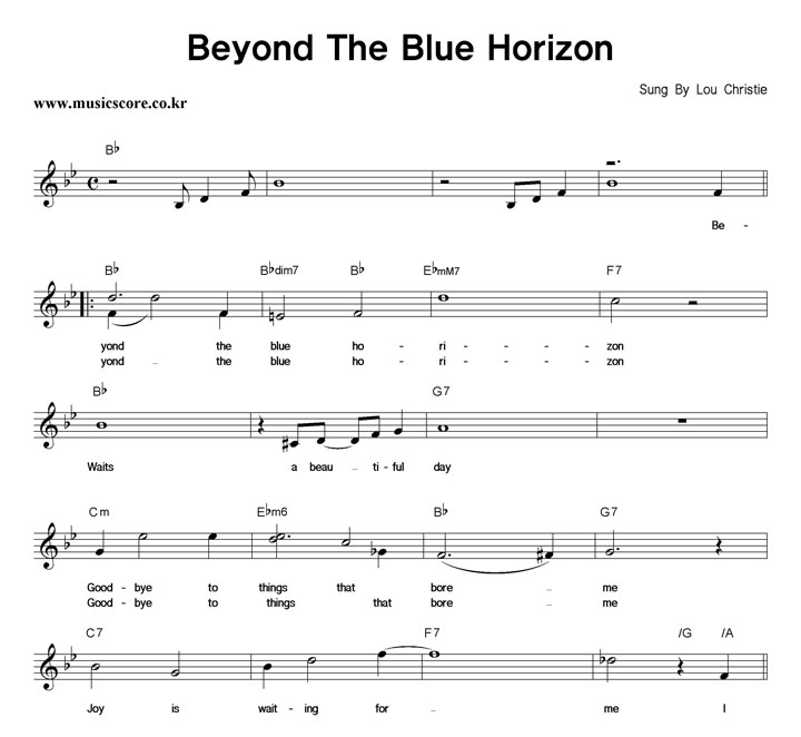 Lou Christie Beyond The Blue Horizon Ǻ