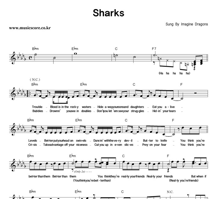 Imagine Dragons Sharks Ǻ