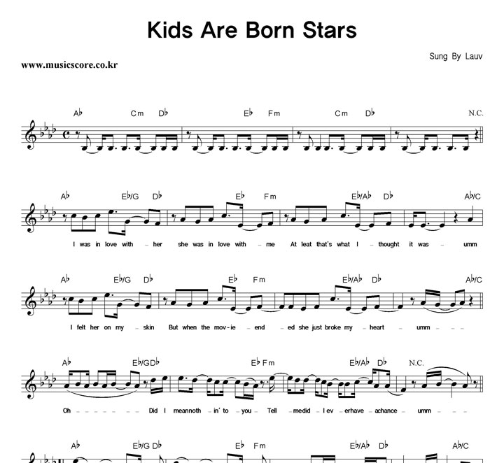 Lauv Kids Are Born Stars Ǻ