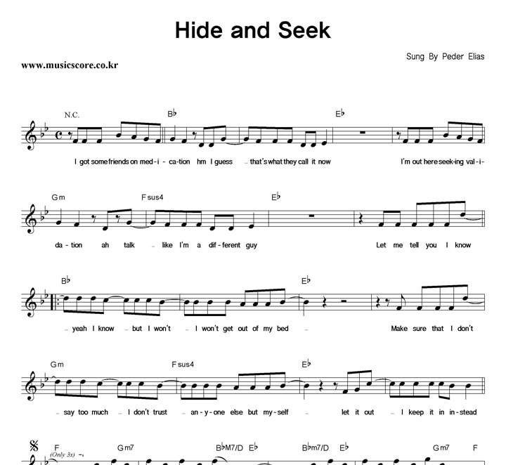 Peder Elias Hide And Seek Ǻ