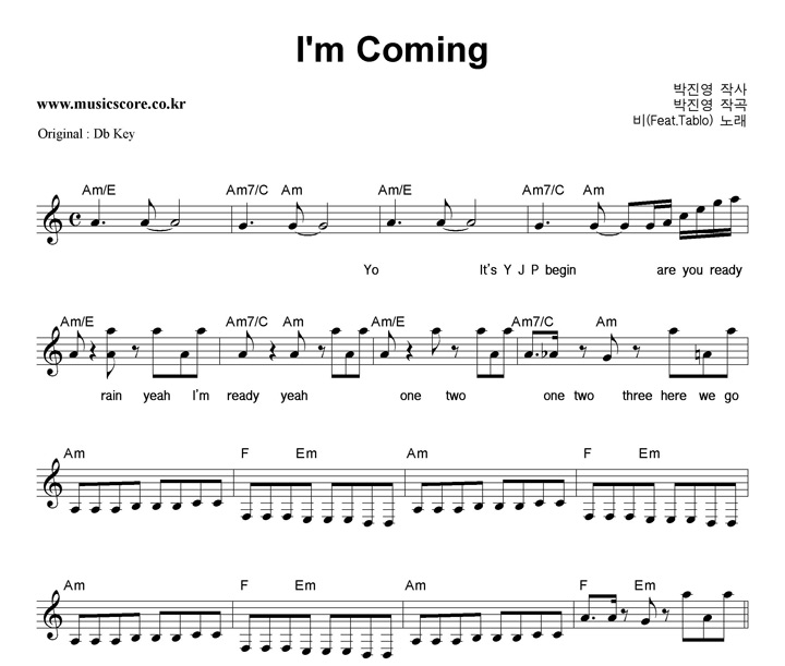  I'm Coming  CŰ Ǻ