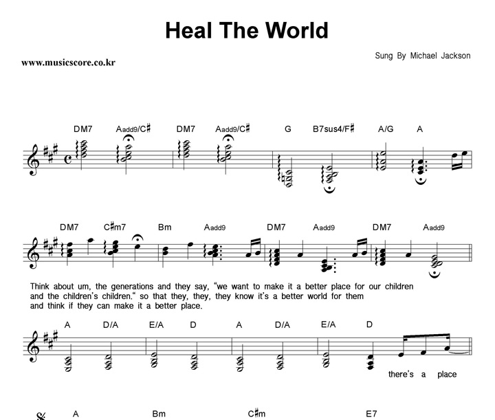 Michael Jackson Heal The World Ǻ