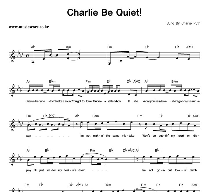 Charlie Puth Charlie Be Quiet! Ǻ