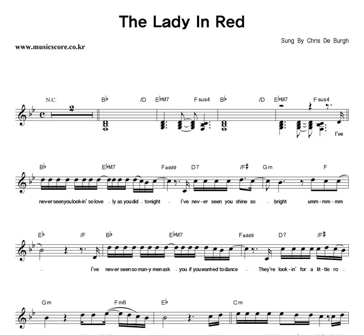 Chris De Burgh The Lady In Red Ǻ