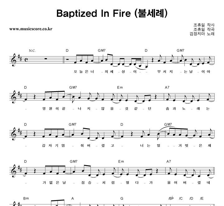 ġ Baptized In Fire Ǻ