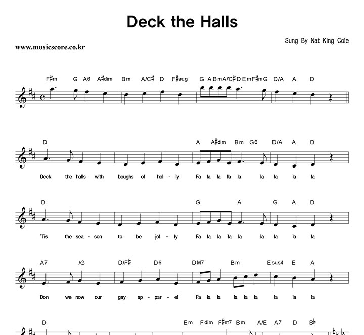 NatKing Cole Deck The Halls Ǻ