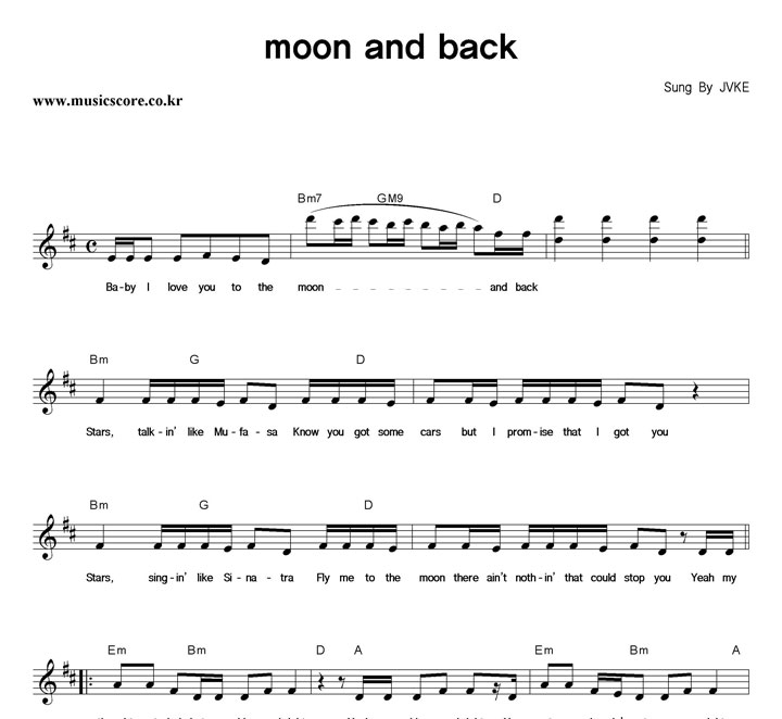 JVKE Moon And Back Ǻ