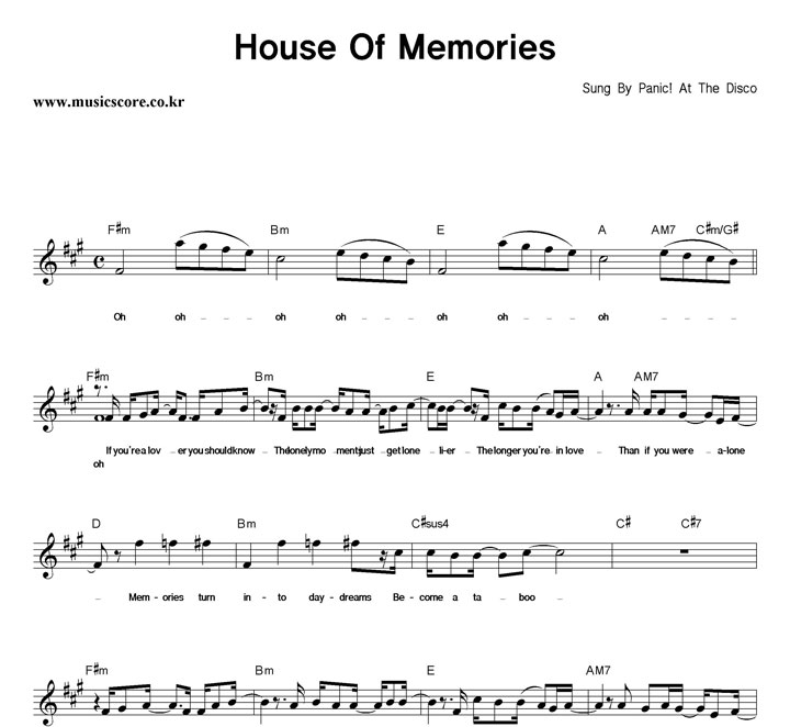 Panic! At The Disco House Of Memories Ǻ