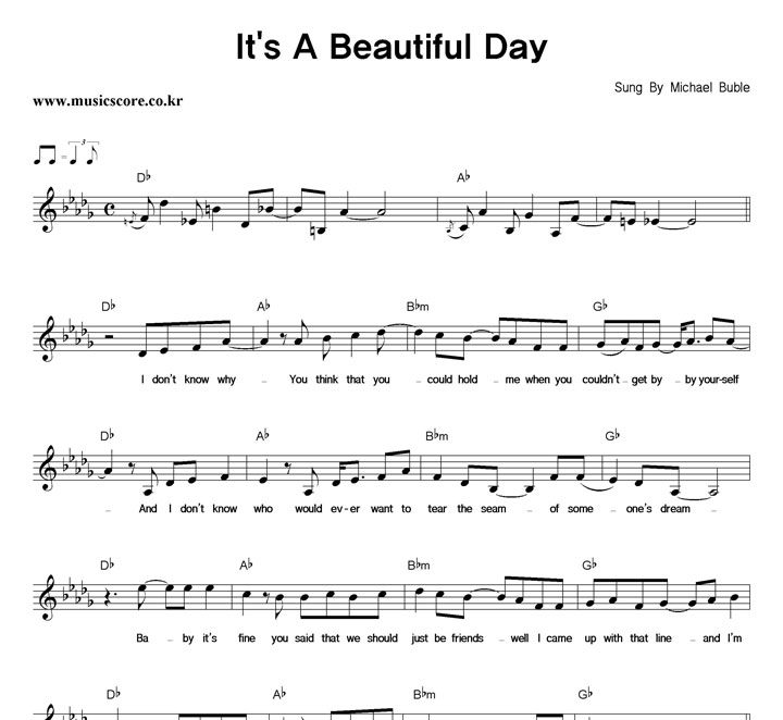 Michael Buble It's A Beautiful Day Ǻ