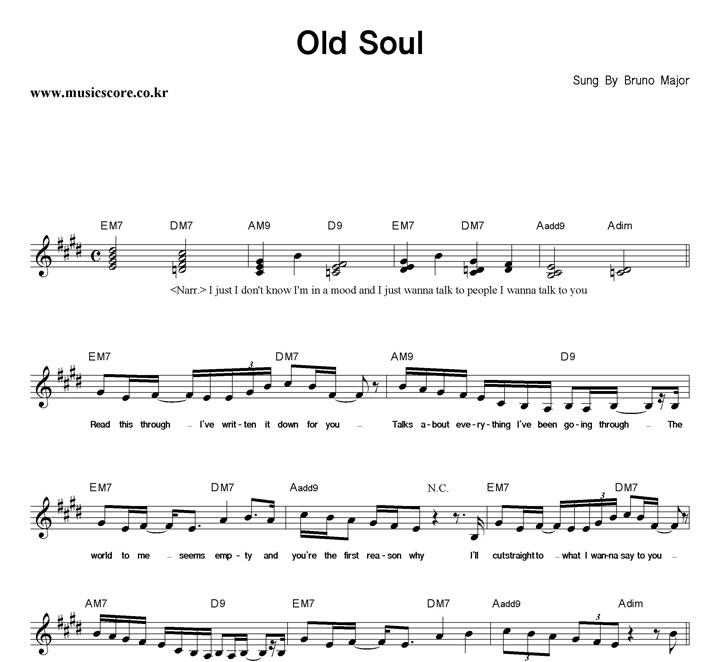 Bruno Major Old Soul Ǻ