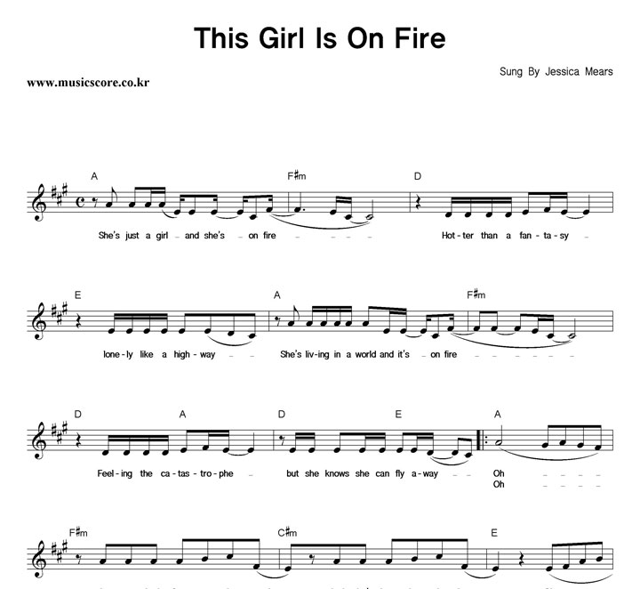 Jessica Mears This GirlIs On Fire Ǻ