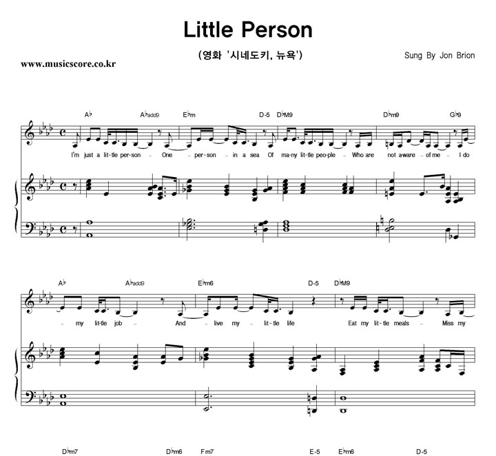 Jon Brion Little Person ǾƳ Ǻ