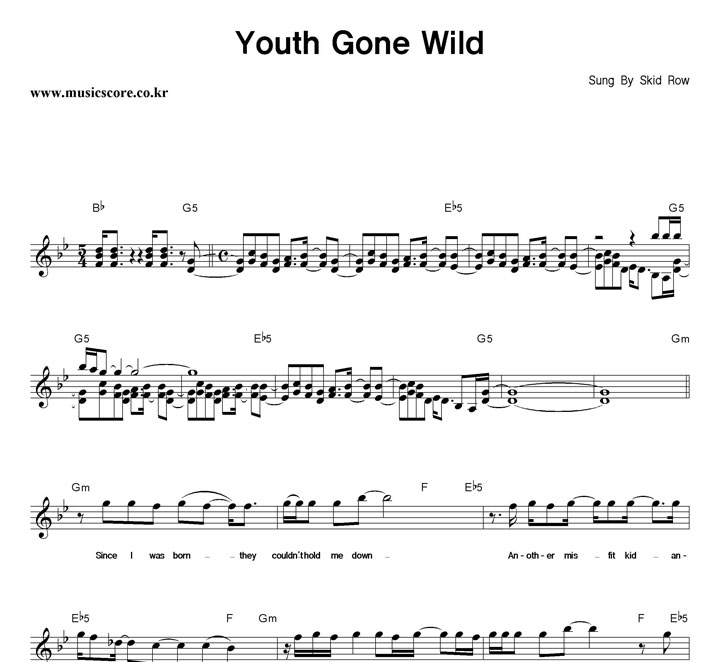 Skid Row Youth Gone Wild Ǻ