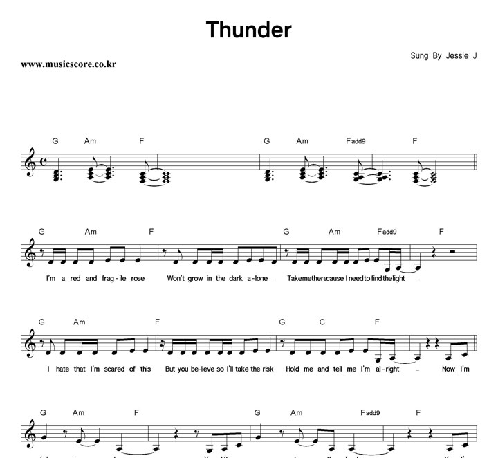 Jessie J Thunder Ǻ