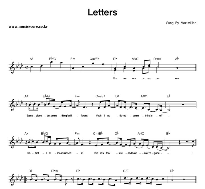 Maximillian Letters Ǻ