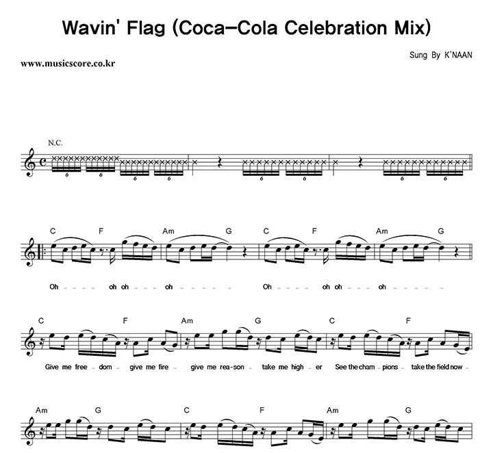 K'NAAN Wavin' Flag Ǻ