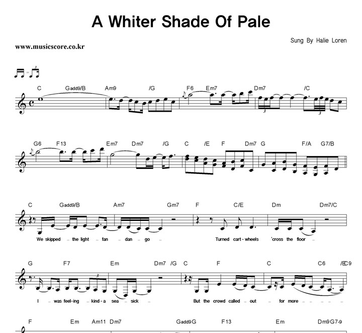 Halie Loren A Whiter Shade Of Pale Ǻ