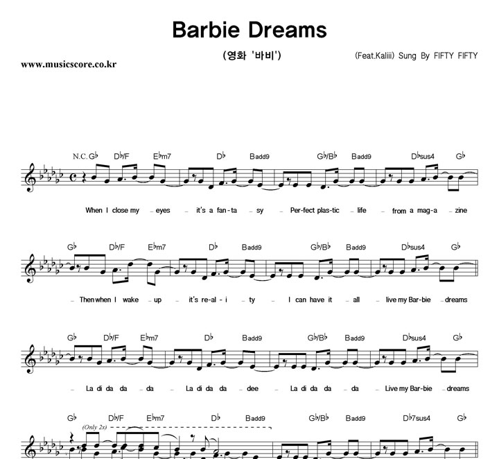 FIFTY FIFTY Barbie Dreams Ǻ