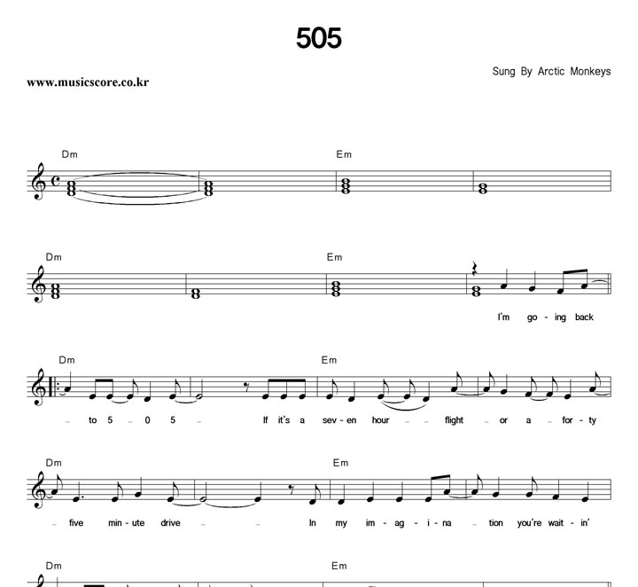 Arctic Monkeys 505 Ǻ