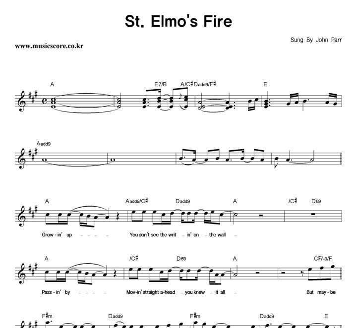 John Parr St. Elmo's Fire Ǻ