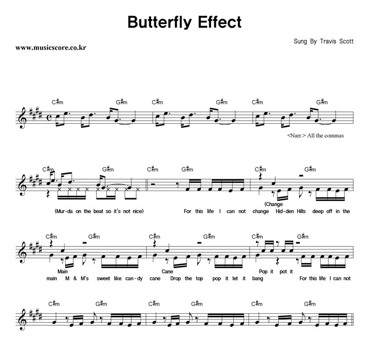 Travis Scott Butterfly Effect Ǻ