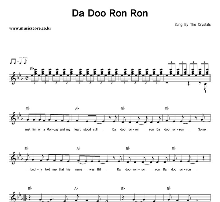 The Crystals Da Doo Ron Ron Ǻ