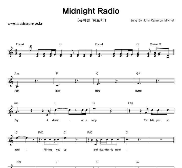 John Cameron Mitchell Midnight Radio Ǻ