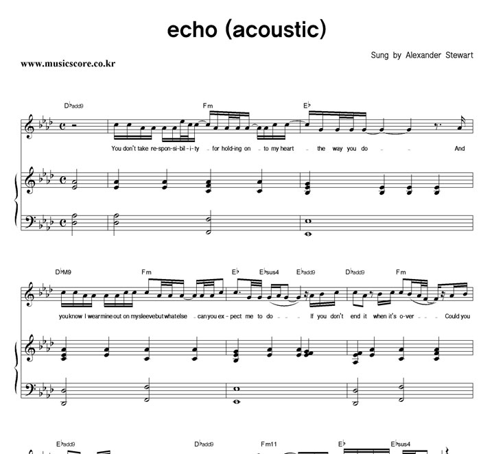 Alexander Stewart Echo (Acoustic) ǾƳ Ǻ