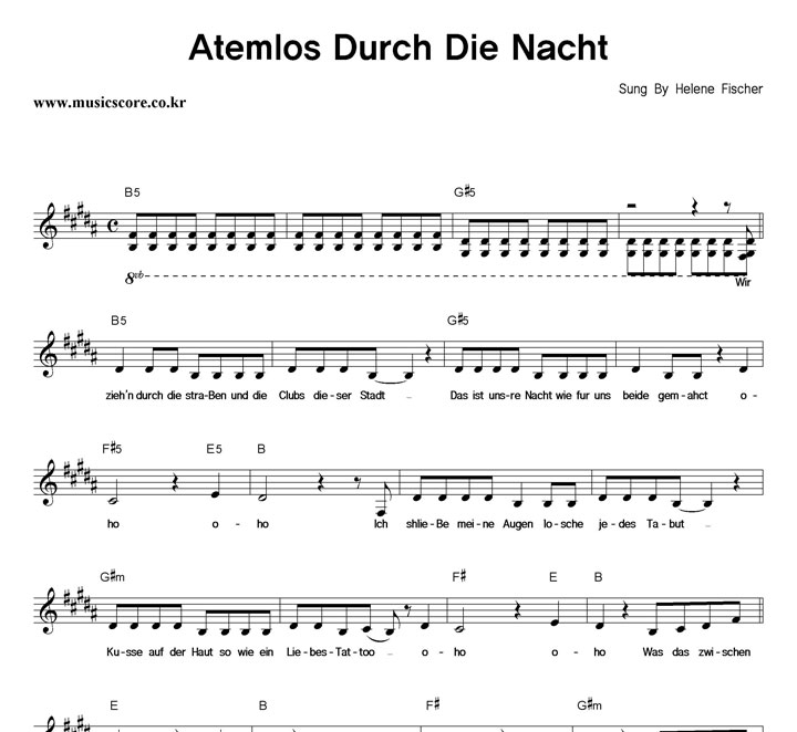 Helene Fischer Atemlos Durch Die Nacht Ǻ