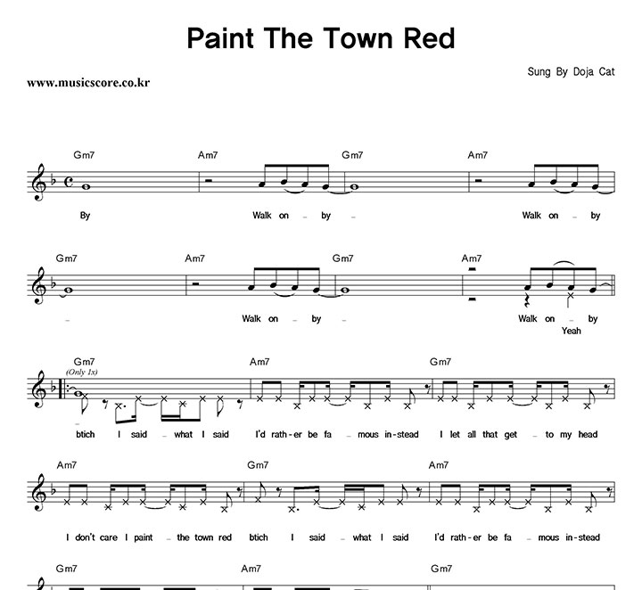 Doja Cat Paint The Town Red Ǻ