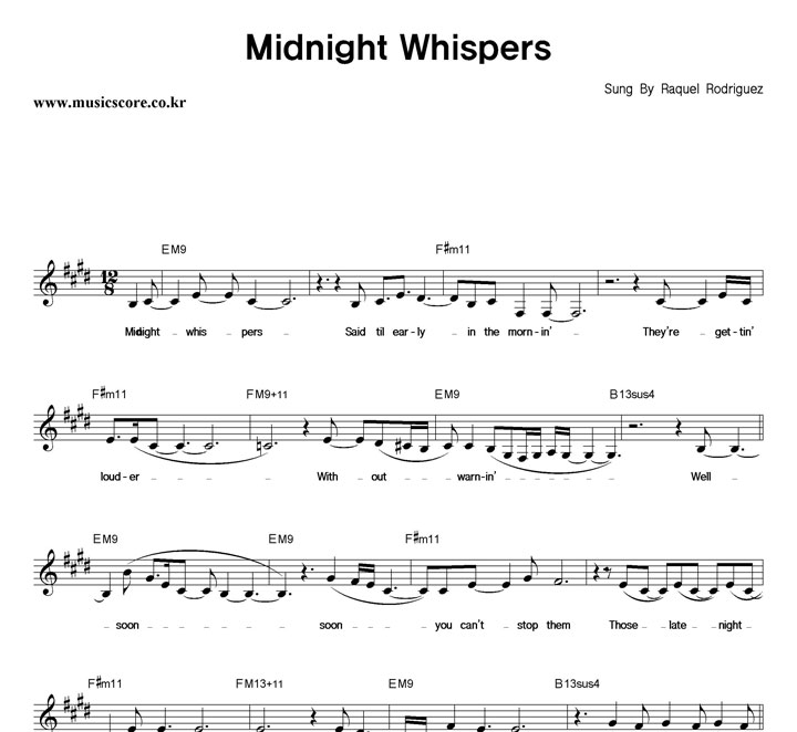 Raquel Rodriguez Midnight Whispers Ǻ