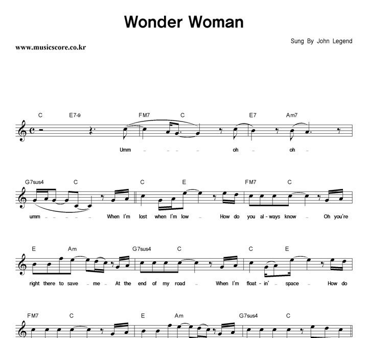 John Legend Wonder Woman Ǻ