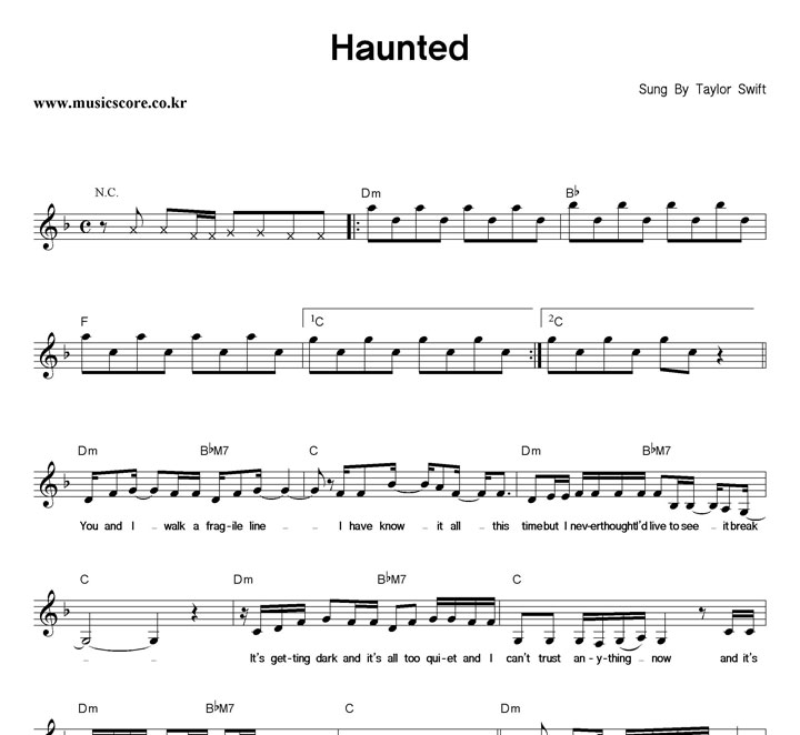 Taylor Swift Haunted Ǻ