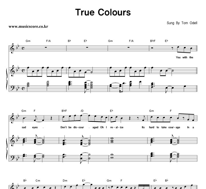 Tom Odell True Colours ǾƳ Ǻ