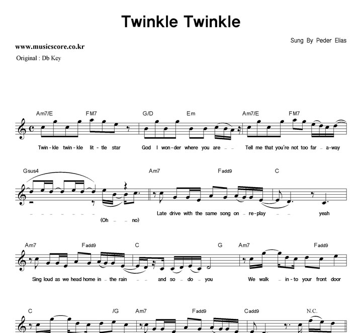 Peder Elias Twinkle Twinkle  CŰ Ǻ