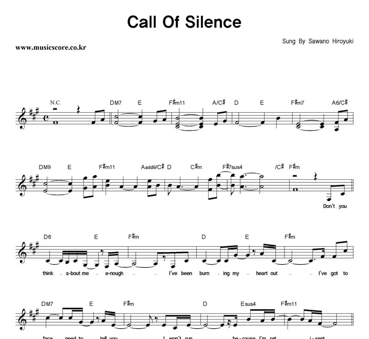 Sawano Hiroyuki Call Of Silence Ǻ