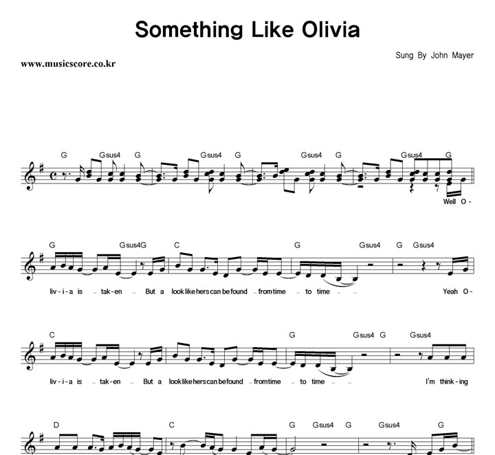 John Mayer Something Like Olivia Ǻ