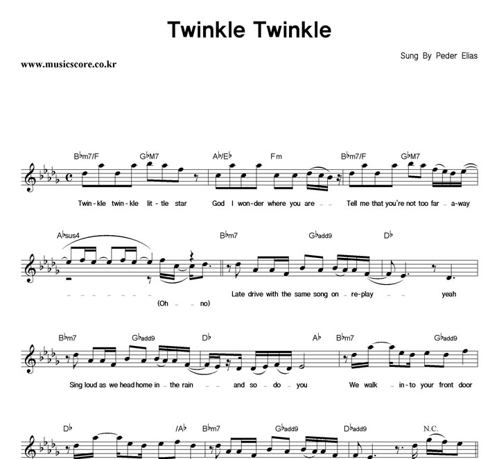 Peder Elias Twinkle Twinkle Ǻ