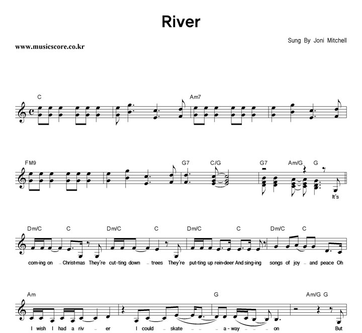 Joni Mitchell River Ǻ