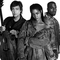 Rihanna, Kanye West, Paul Mc Cartney FourFiveSeconds Ǻ ٹ 